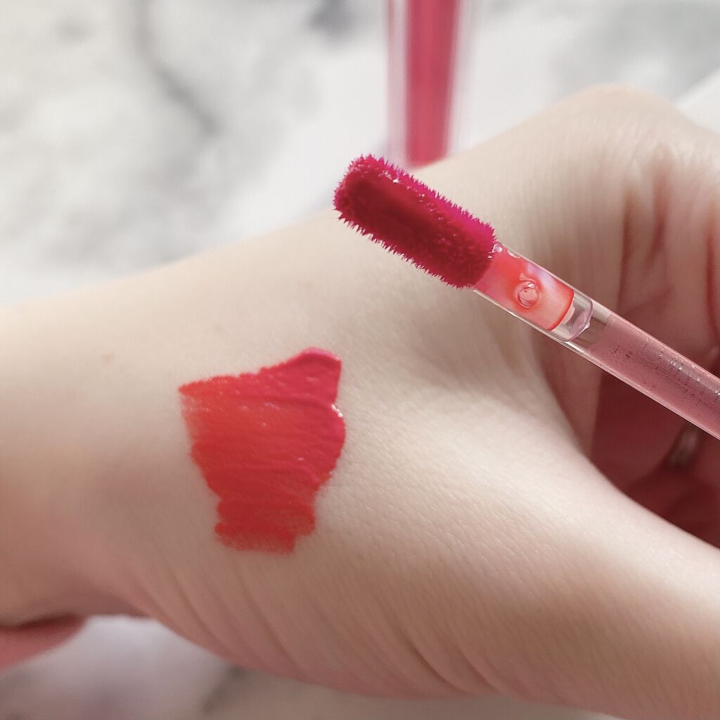 ステイインウォーターティント 404 ウィッシュ/Flynn/リップティントを使ったクチコミ（2枚目）