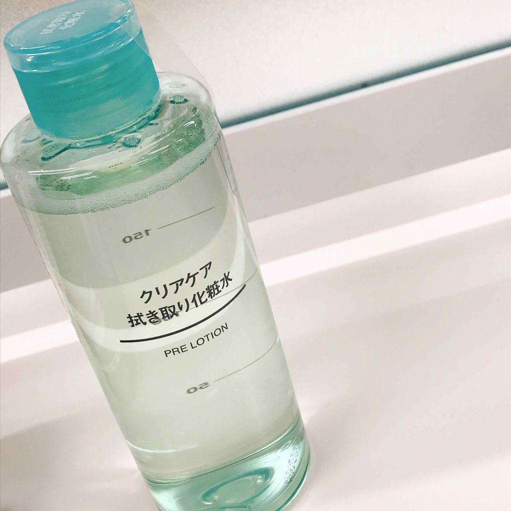 クリアケア拭き取り化粧水/無印良品/拭き取り化粧水を使ったクチコミ(1枚目)