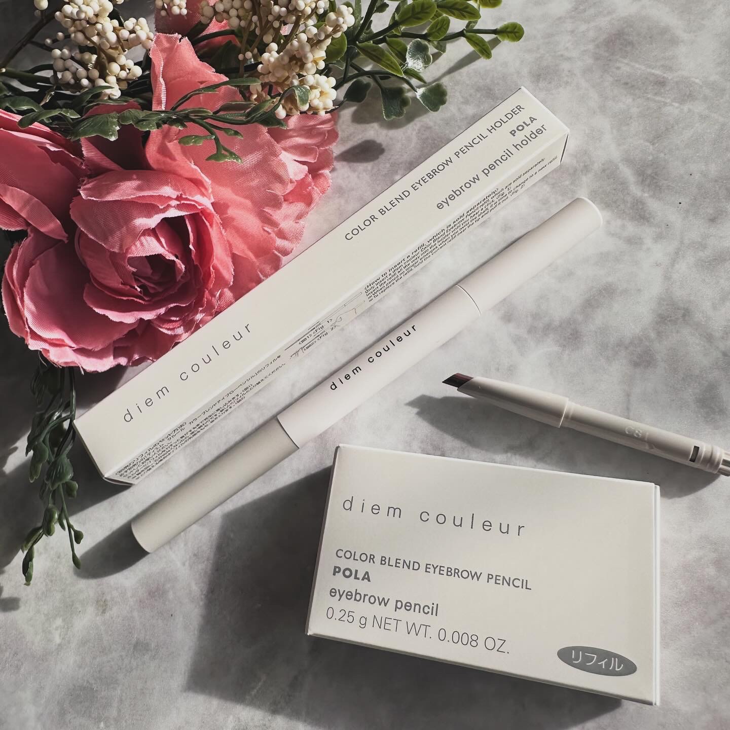 カラーブレンドアイブローペンシル/ディエム クルール/アイブロウペンシルを使ったクチコミ（2枚目）