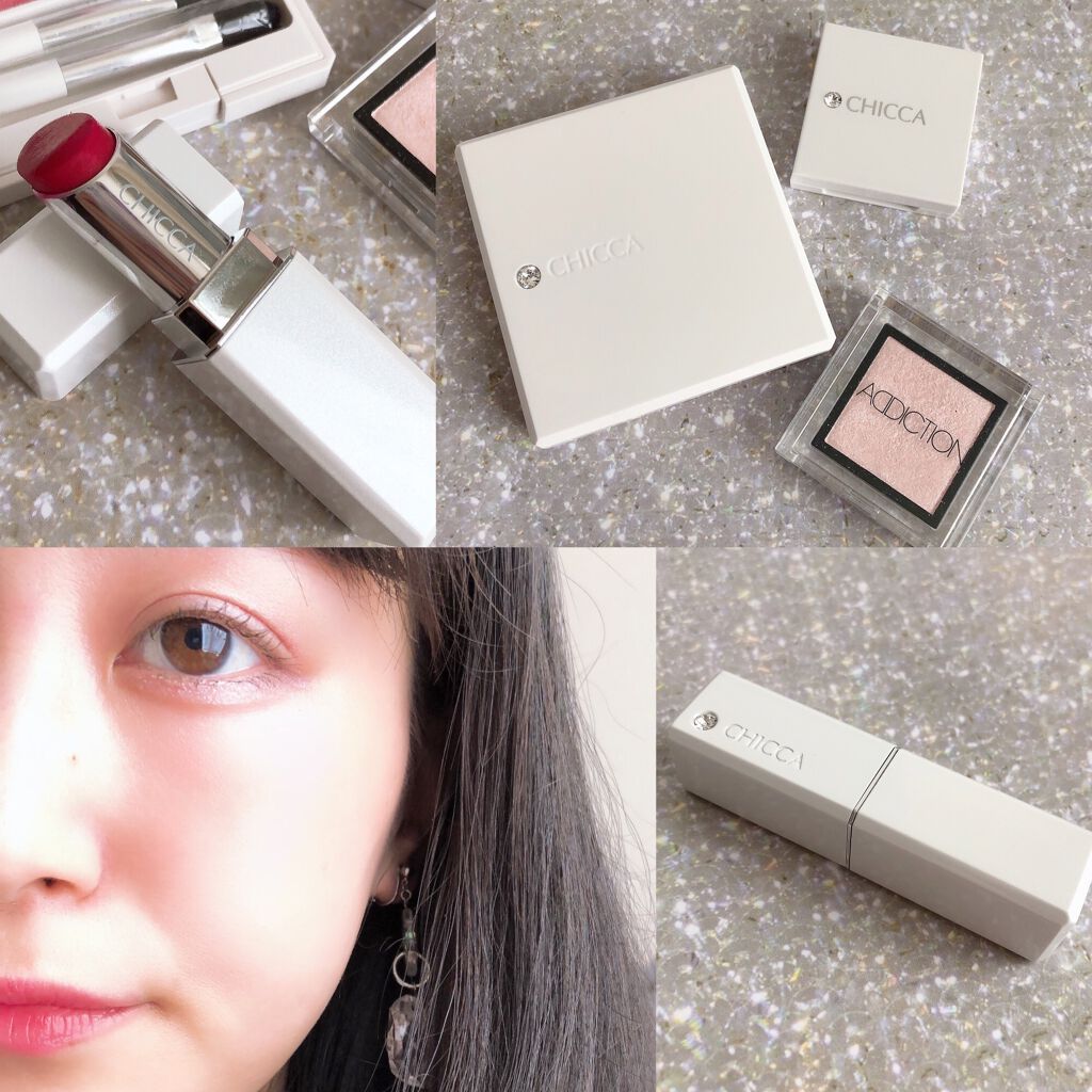 リッドフラッシュ 03 ローズムード/CHICCA/アイシャドウパレットを使ったクチコミ（3枚目）