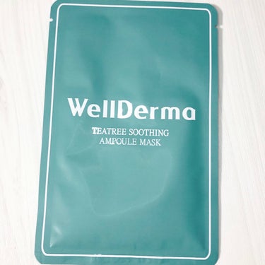 #WellDerma  #ティーツリースージングアンプルマスク

Qoo10価格1352円で購入しました！

【商品の特徴】鎮静

【肌質】混合肌

【テクスチャ】液は結構シャバシャバ 

【どんな人に