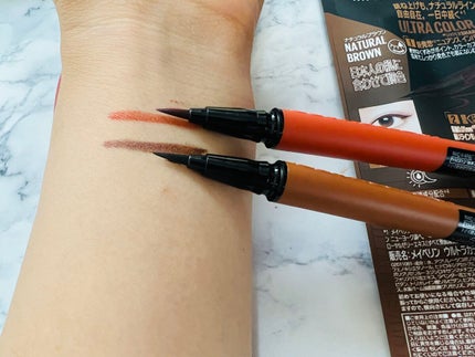 ウルトラカラー アイライナー/MAYBELLINE NEW YORK/リキッドアイライナーを使ったクチコミ(1枚目)