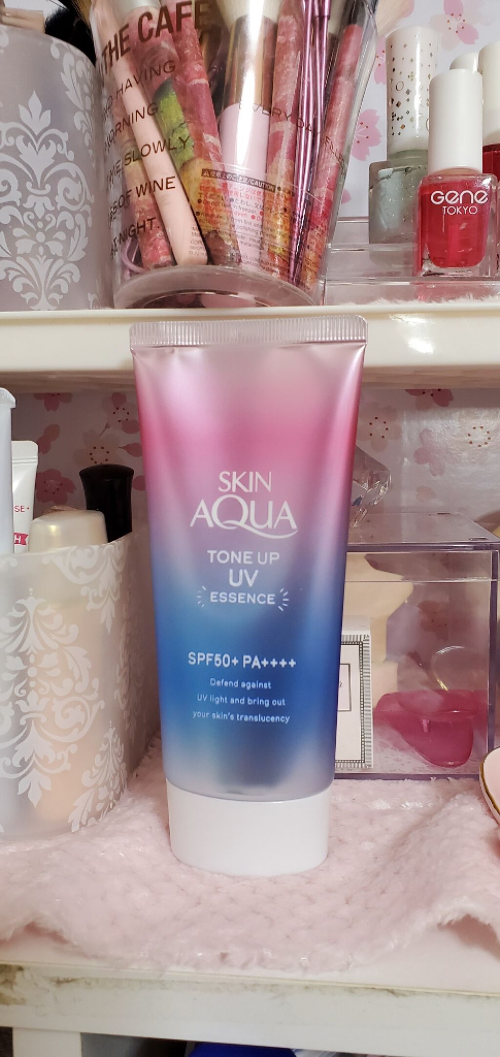 スキンアクア トーンアップUVエッセンス/スキンアクア/日焼け止めクリームを使ったクチコミ(1枚目)