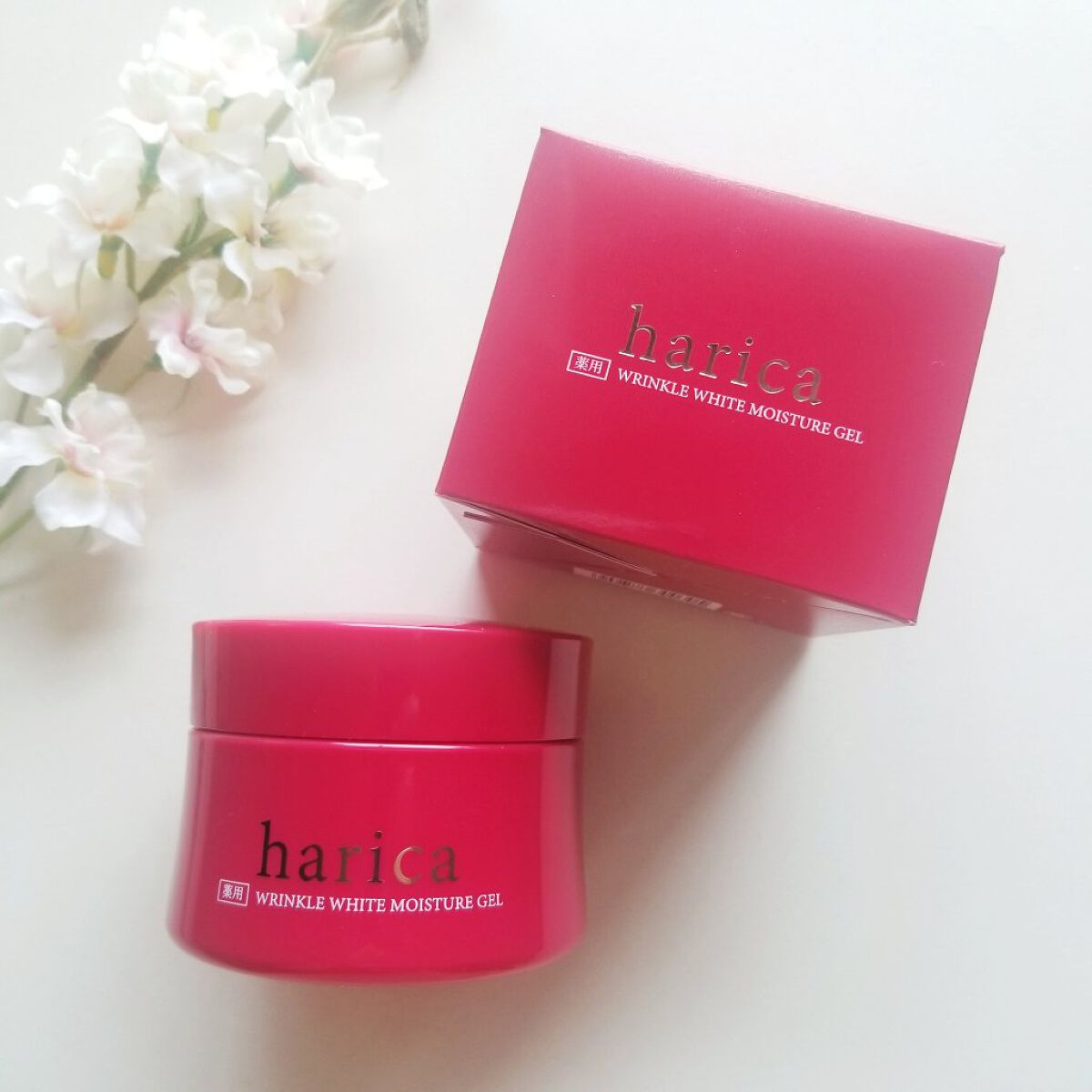 薬用リンクルホワイトモイスチャージェル/harica/オールインワン化粧品を使ったクチコミ（2枚目）