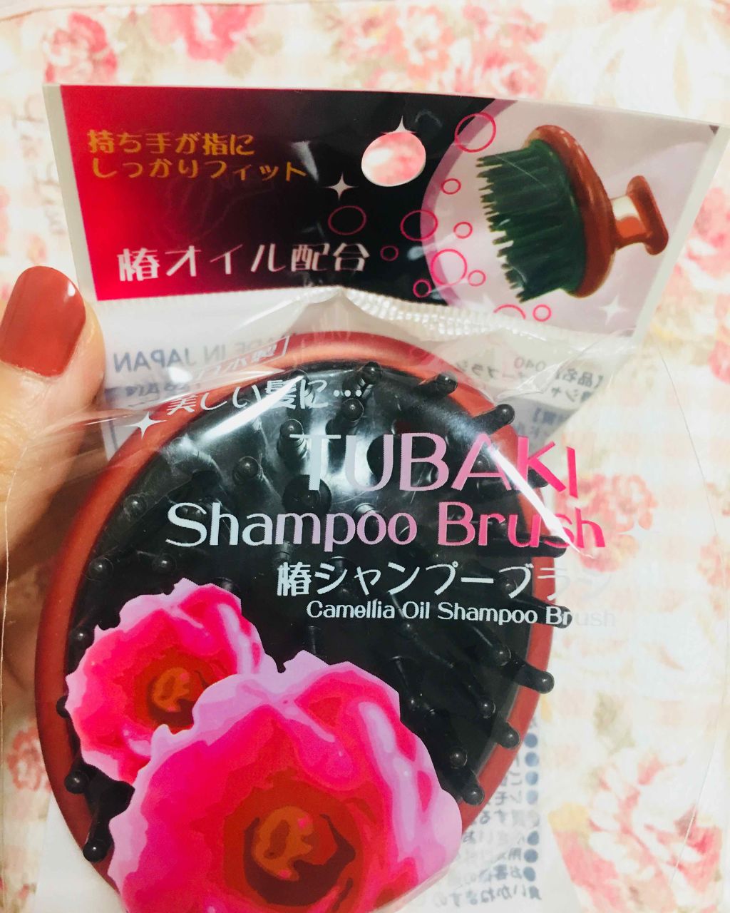 椿 シャンプーブラシ/DAISO/スカルプブラシを使ったクチコミ(1枚目)