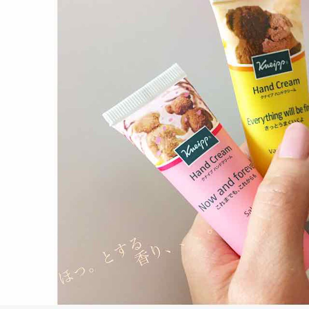 クナイプ ハンドクリーム サクラの香り/クナイプ/ハンドクリームを使ったクチコミ(1枚目)