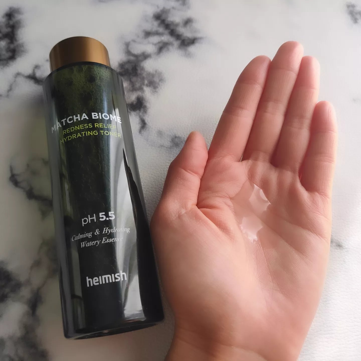 抹茶バイオムレッドネス リリーフハイドレーティングトナー/heimish/化粧水を使ったクチコミ（2枚目）
