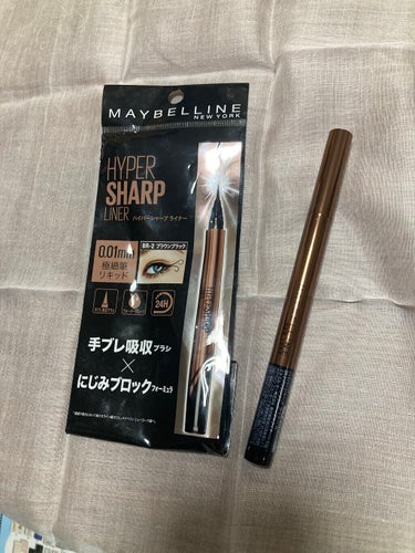 ハイパーシャープ ライナー R/MAYBELLINE NEW YORK/リキッドアイライナーを使ったクチコミ（1枚目）