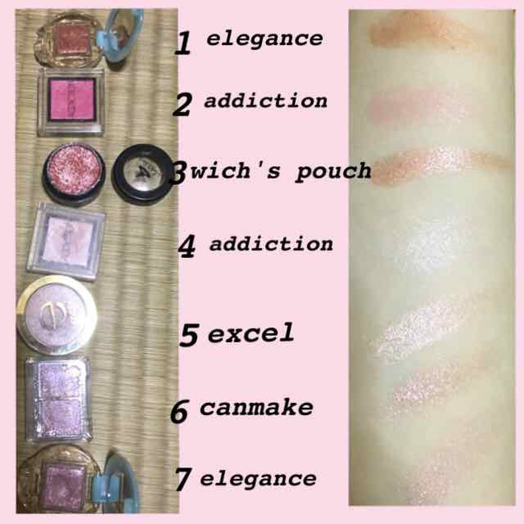 シャイニーシャドウ N/excel/単色アイシャドウを使ったクチコミ（2枚目）