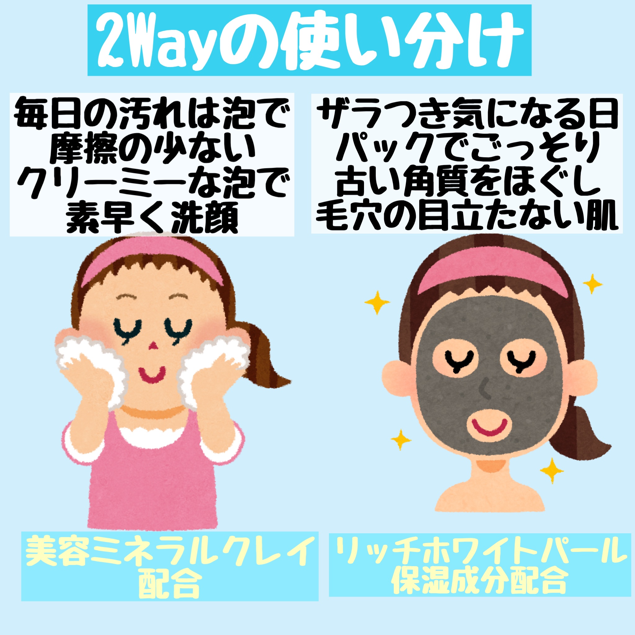 ニベア２ＷＡＹ美容洗顔/ニベア/洗顔フォームを使ったクチコミ（2枚目）