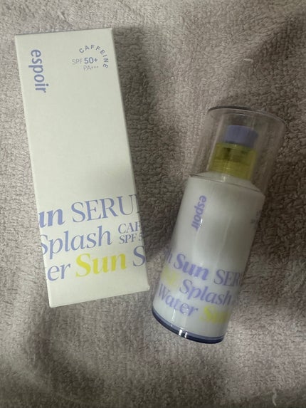 エスポア ウォータースプラッシュサンセラム/espoir/日焼け止めクリームを使ったクチコミ(1枚目)