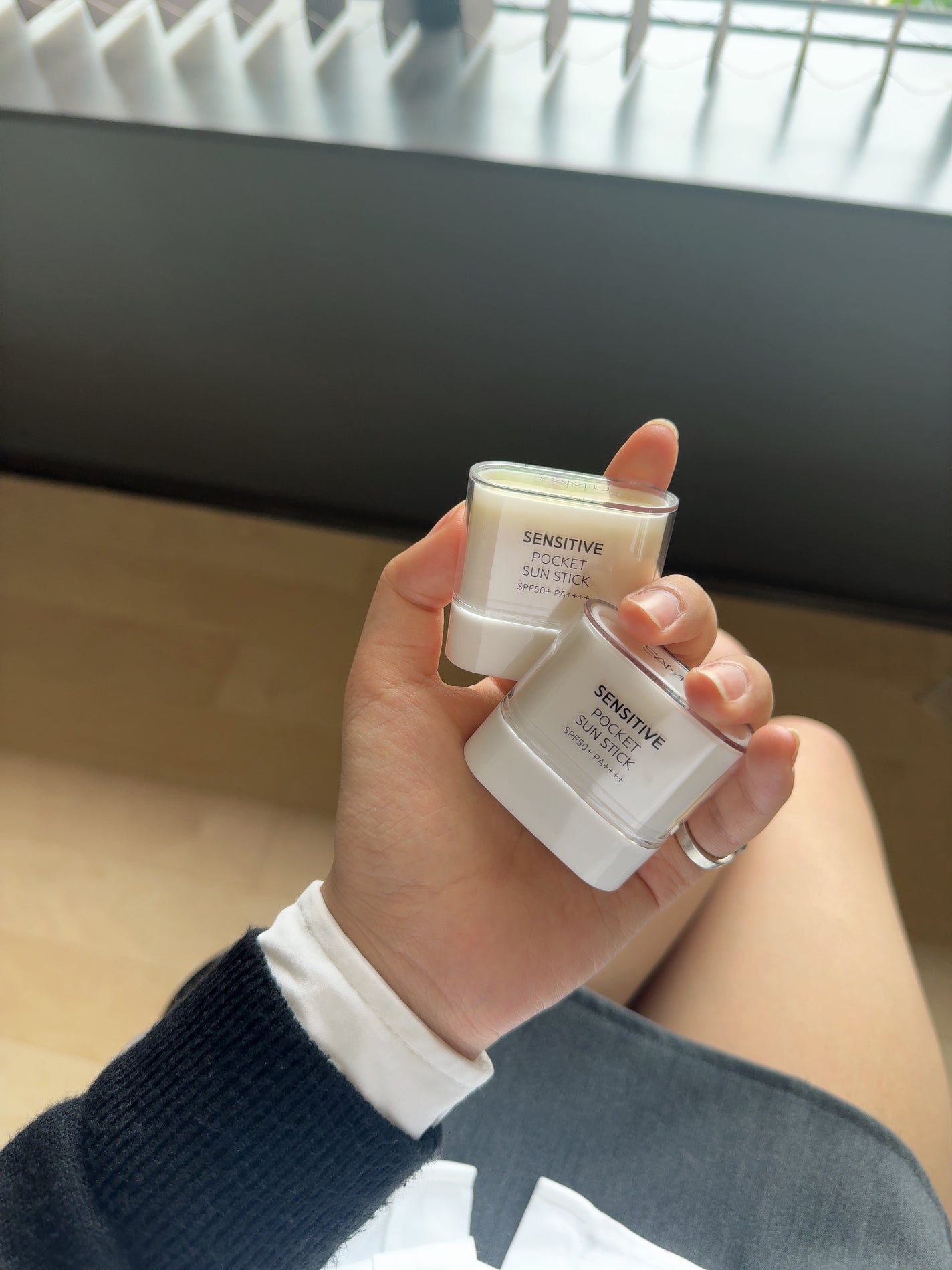 センシティブポケットサンスティック/SAM'U/日焼け止めスティックを使ったクチコミ(1枚目)