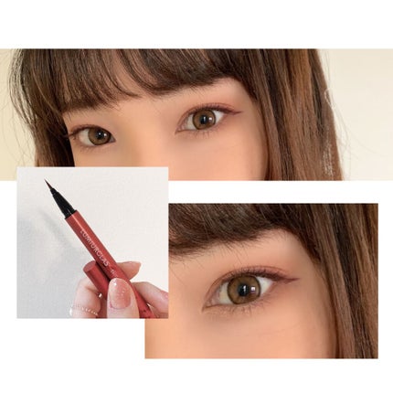 スキルレスライナー/LUMIURGLAS/リキッドアイライナーを使ったクチコミ(2枚目)