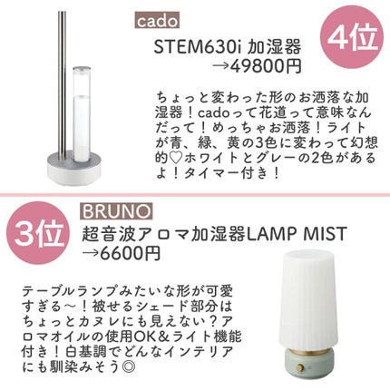 ムー 超音波式加湿器/フランフラン/その他を使ったクチコミ(5枚目)