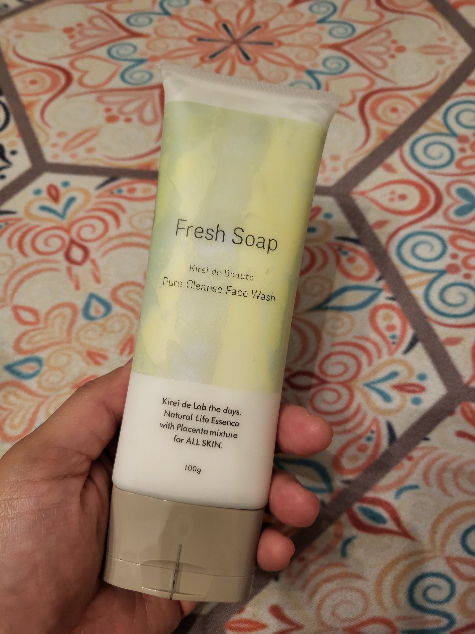 キレイ・デ・ボーテ フレッシュソープ 100g/キレイ・デ・ラボ/洗顔フォームを使ったクチコミ（1枚目）