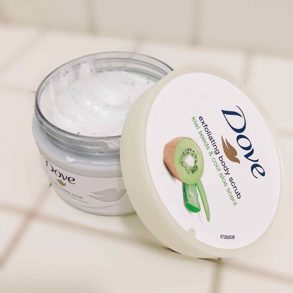 ダヴ ふわとろ クリーミースクラブ キウイ&アロエ/ダヴ/ボディスクラブを使ったクチコミ(2枚目)