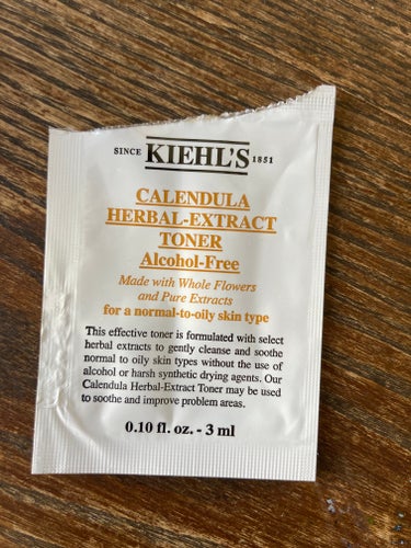 キールズ ハーバル トナー CL アルコールフリー/Kiehl's/化粧水を使ったクチコミ（1枚目）