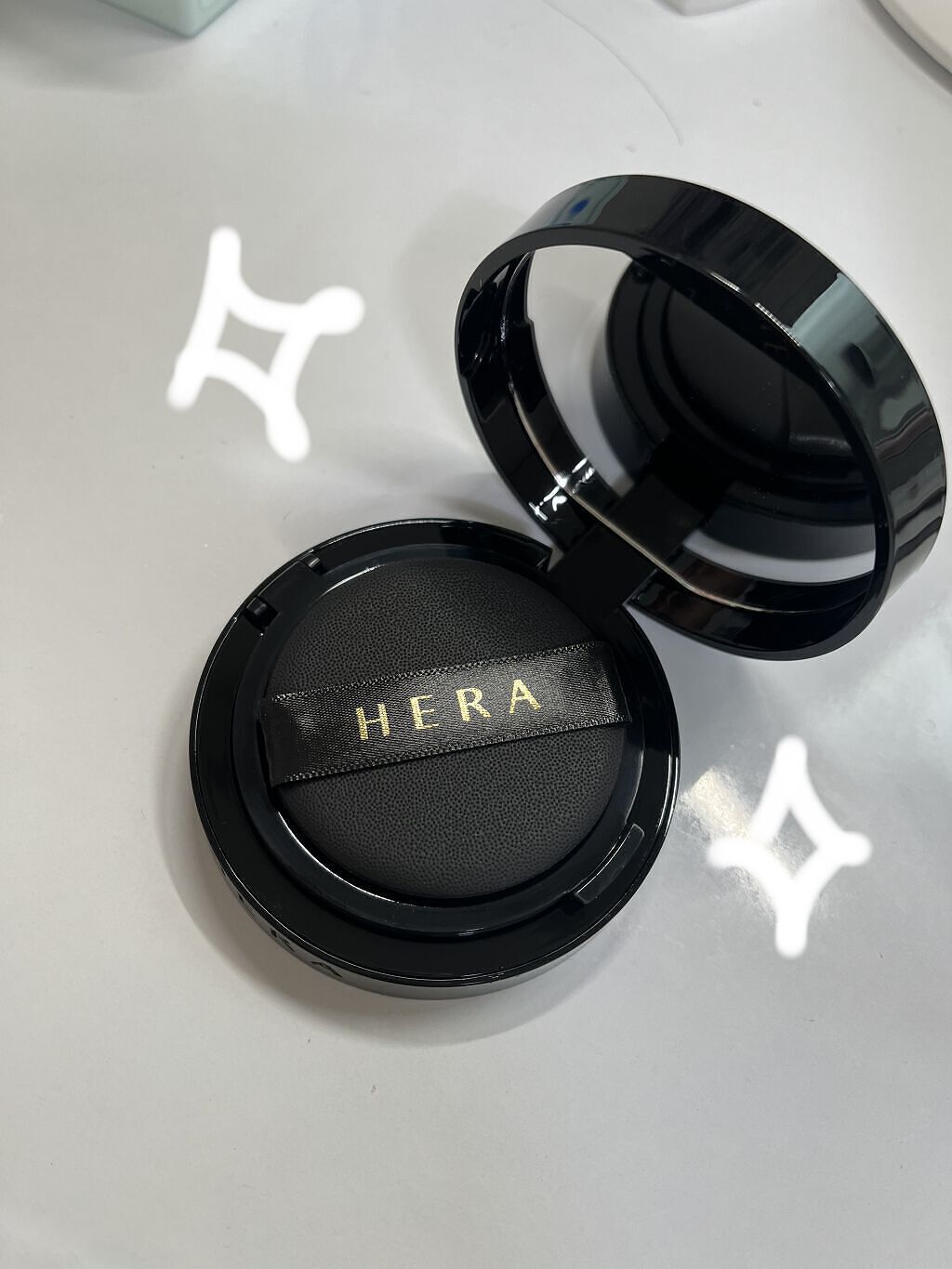 ブラック クッション/HERA/クッションファンデーションを使ったクチコミ（2枚目）