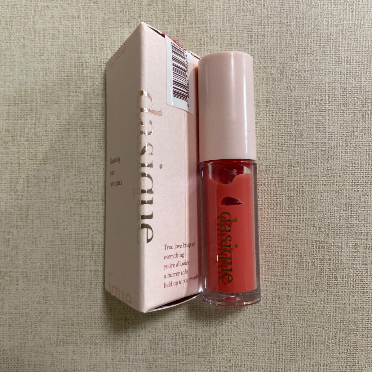 ウォーターグロスティント/dasique/リップティントを使ったクチコミ(1枚目)