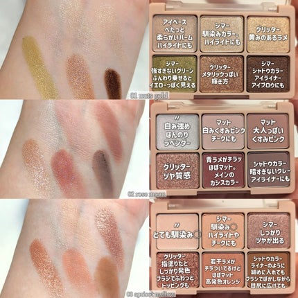 カクテルルーチェアイパレット/haomii/マルチパレットを使ったクチコミ(8枚目)