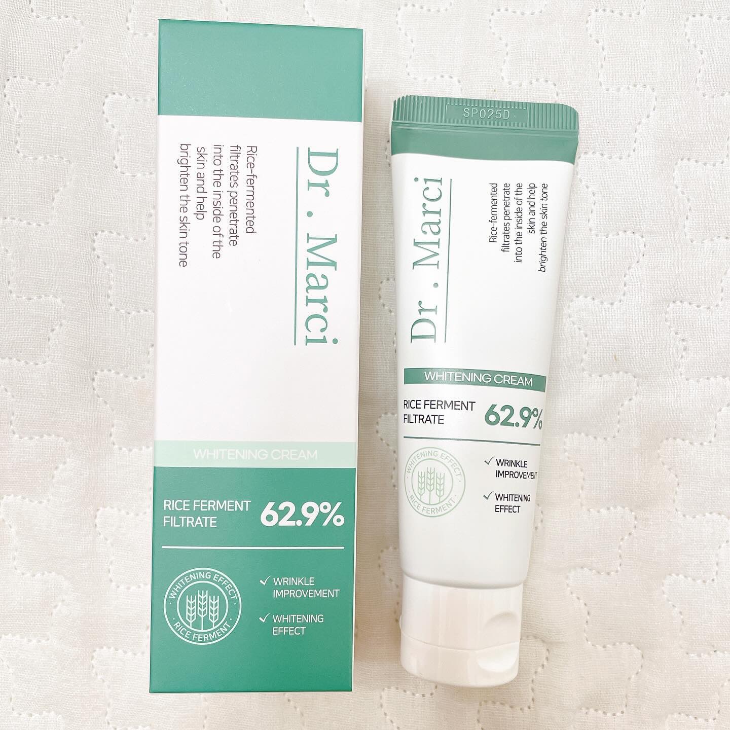 ドクターマルシー グルタチオン 米発酵 光彩 着色 ホワイトニングクリーム/ドクターマルシー/フェイスクリームを使ったクチコミ（1枚目）