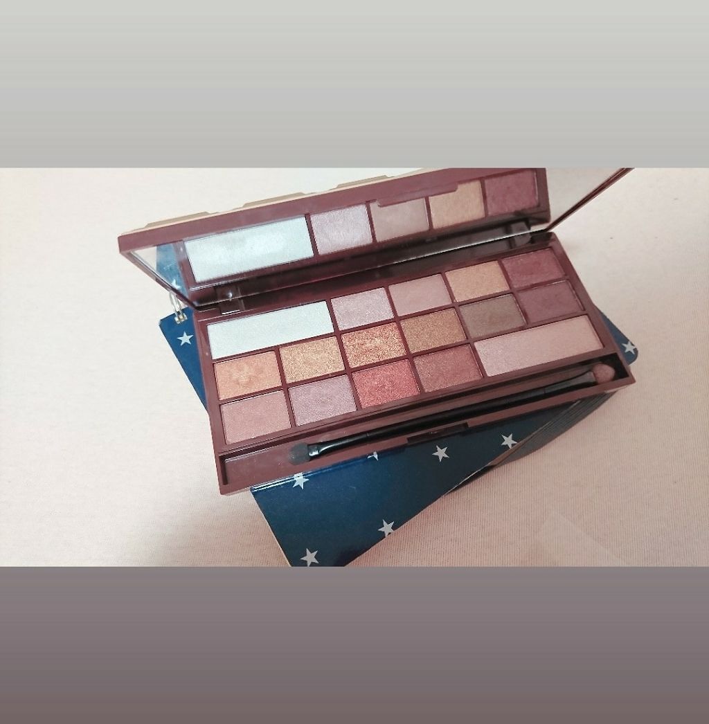 アイラブチョコレート/MAKEUP REVOLUTION/アイシャドウパレットを使ったクチコミ(2枚目)