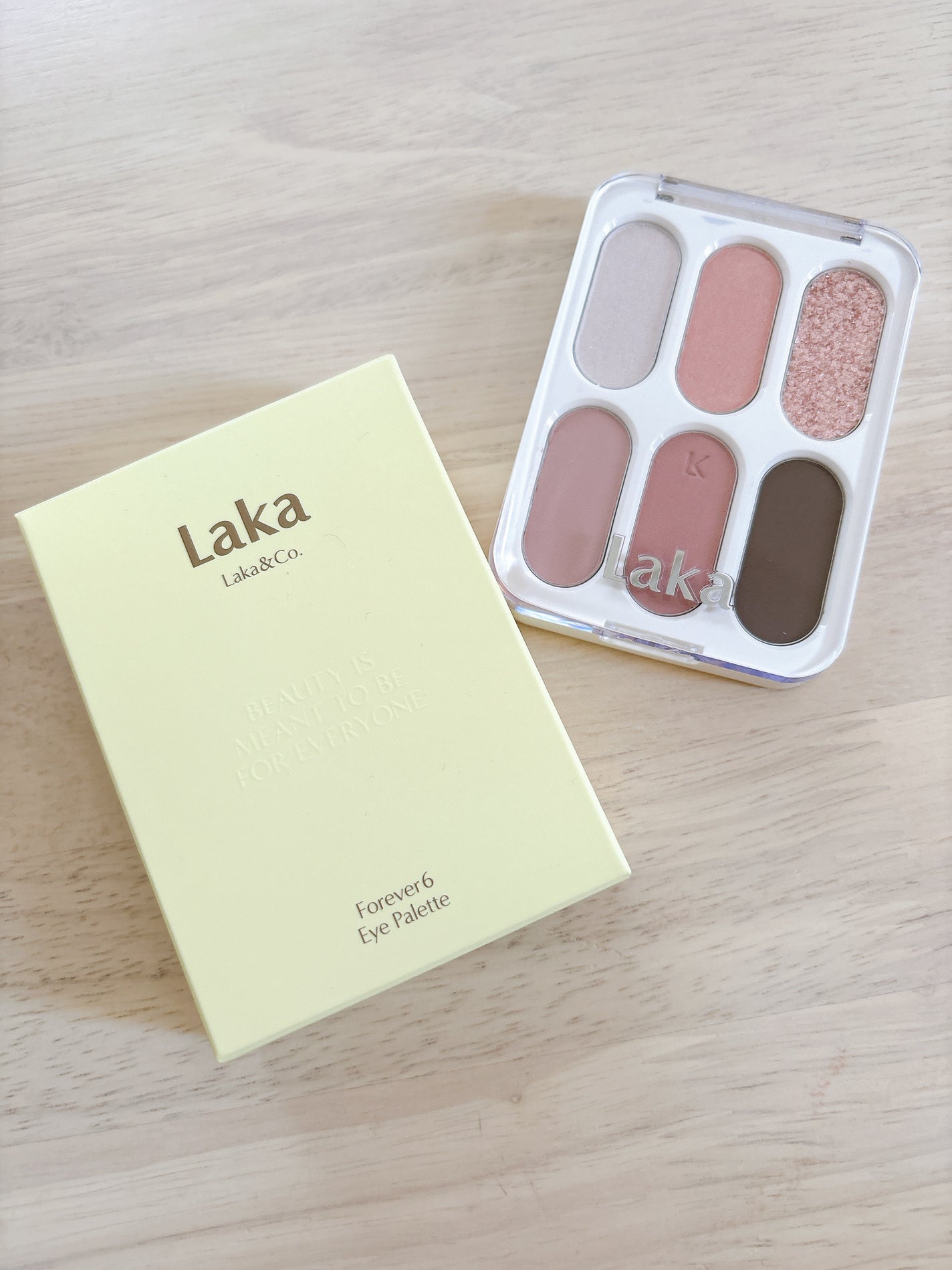 フォーエバー6アイパレット/Laka/アイシャドウパレットを使ったクチコミ(2枚目)