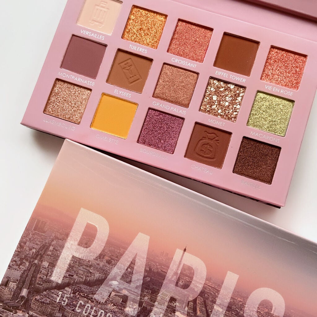 GO TRAVEL 15色アイシャドウパレット/FOCALLURE/アイシャドウパレットを使ったクチコミ(6枚目)