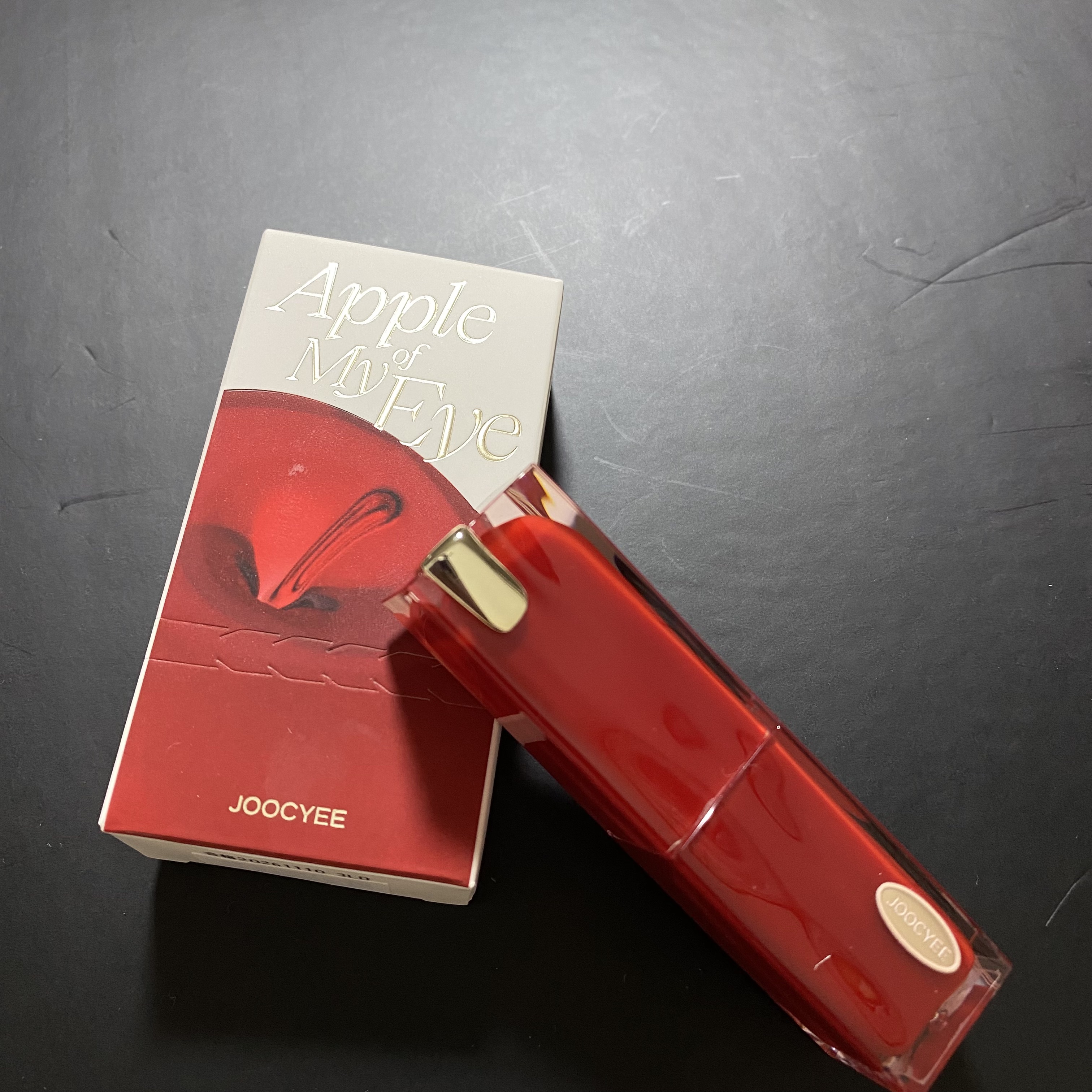 APPLE YOU グレーズフィルムルージュ #525 完熟メープル/Joocyee/口紅を使ったクチコミ（2枚目）
