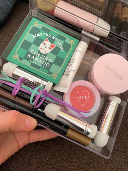 3段式クリアーケース/DAISO/その他化粧小物を使ったクチコミ(4枚目)