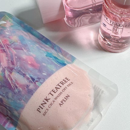 ピンクティーツリーライスシカウォッシュオフパック/APLIN/洗い流すパック・マスクを使ったクチコミ(2枚目)