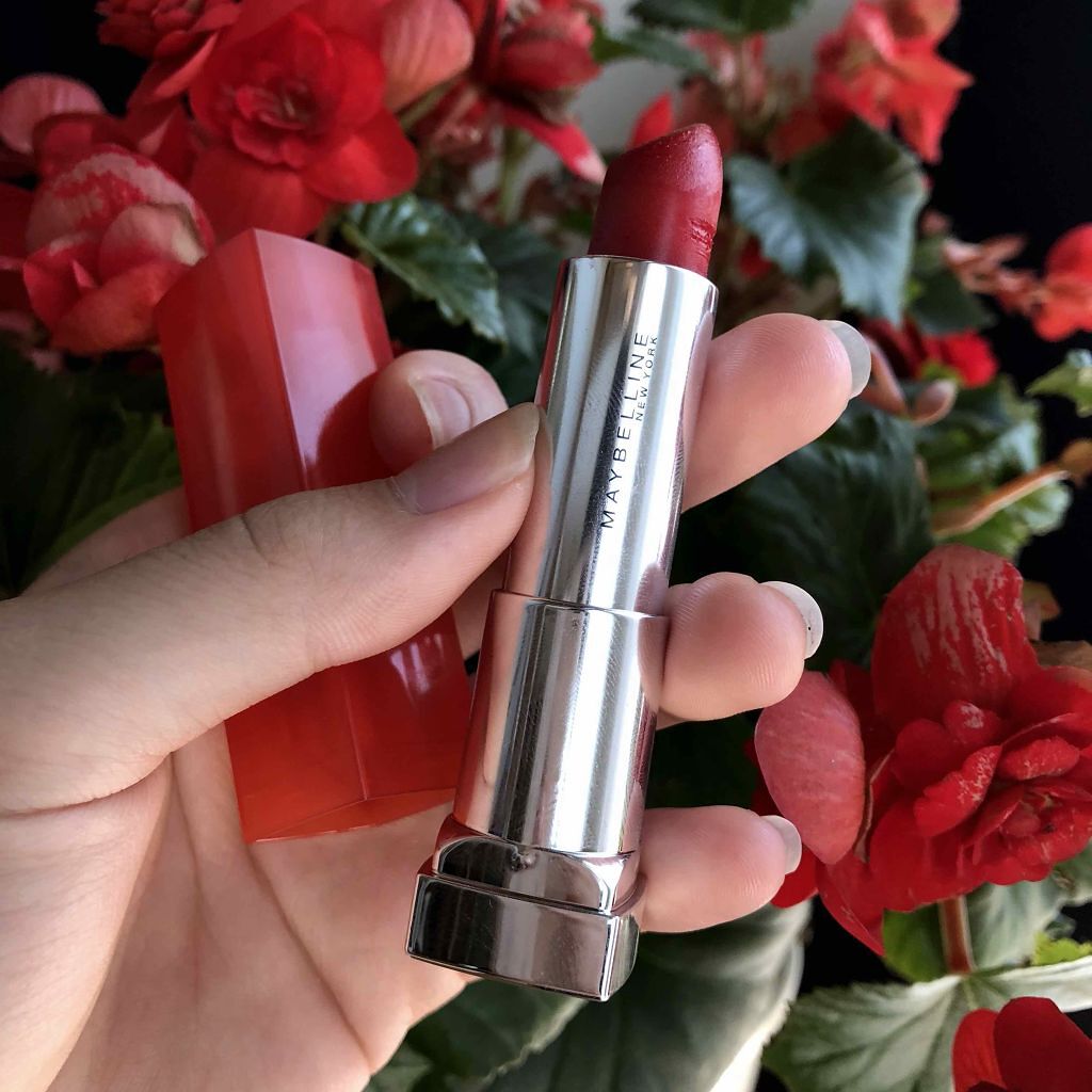 カラーセンセーショナル リップスティック A /MAYBELLINE NEW YORK/口紅を使ったクチコミ（1枚目）