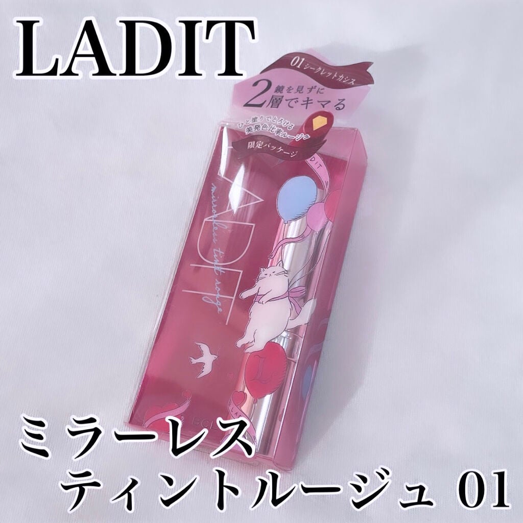 ミラーレスティントルージュ/レディット/リップティントを使ったクチコミ(1枚目)