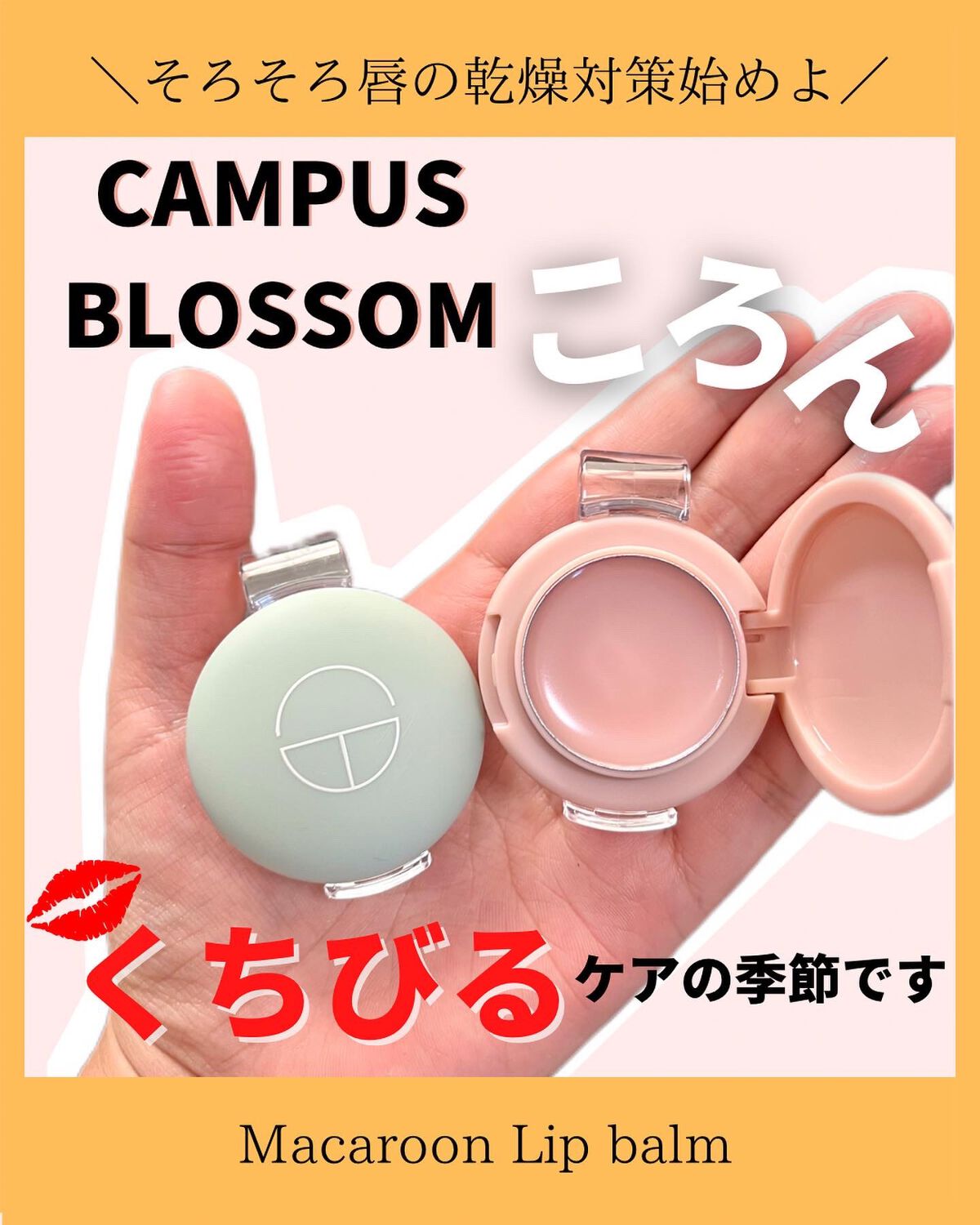 ペア-マカロンサンバーム/CAMPUS BLOSSOM/日焼け止め・UVケアを使ったクチコミ（1枚目）