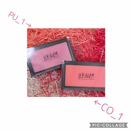 UR GLAM DAILY CHEEK BLUSH/U R GLAM/パウダーチークを使ったクチコミ(1枚目)