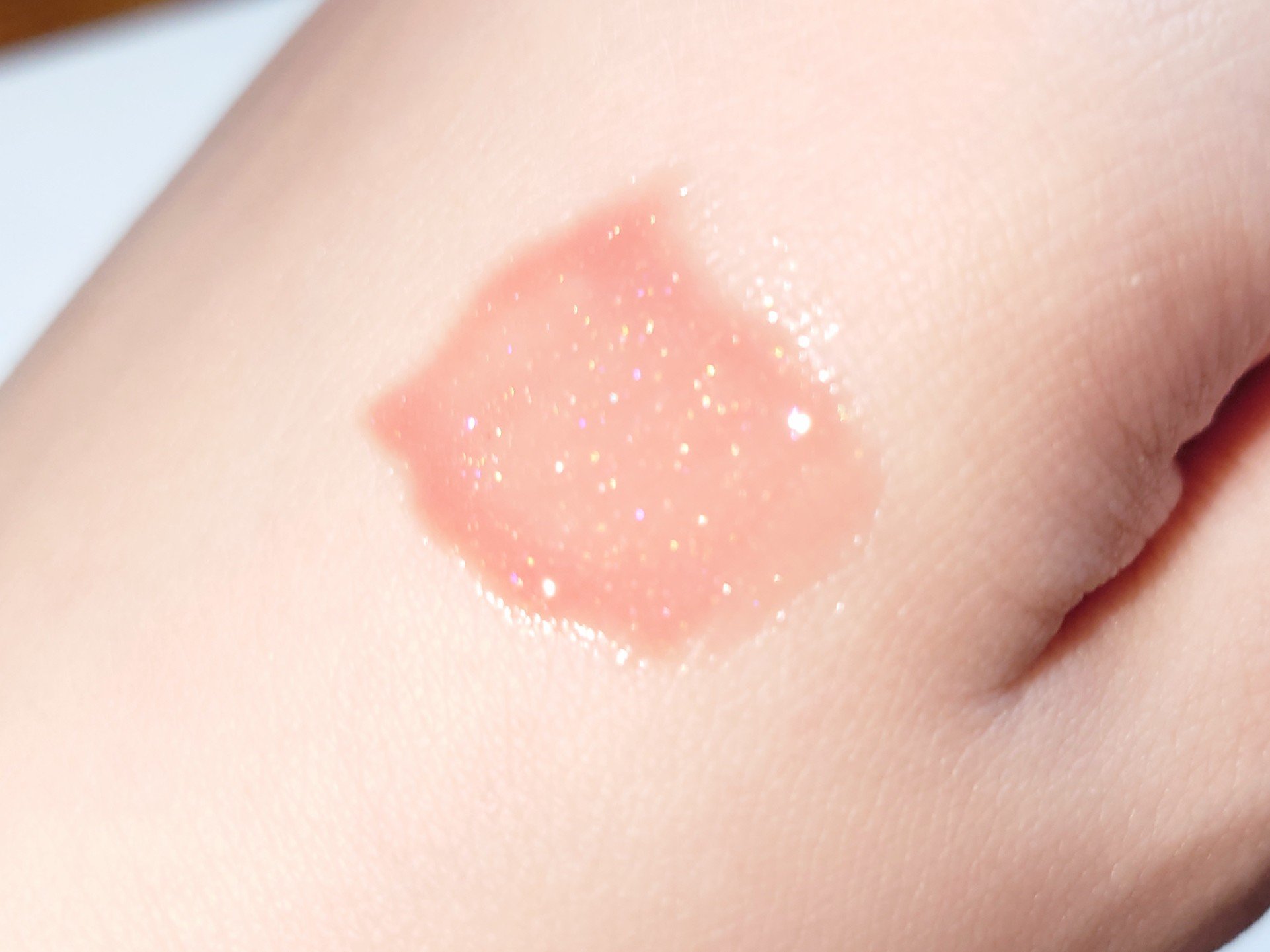 ボリュームパールキッスグロス/Dinto/リップグロスを使ったクチコミ（2枚目）