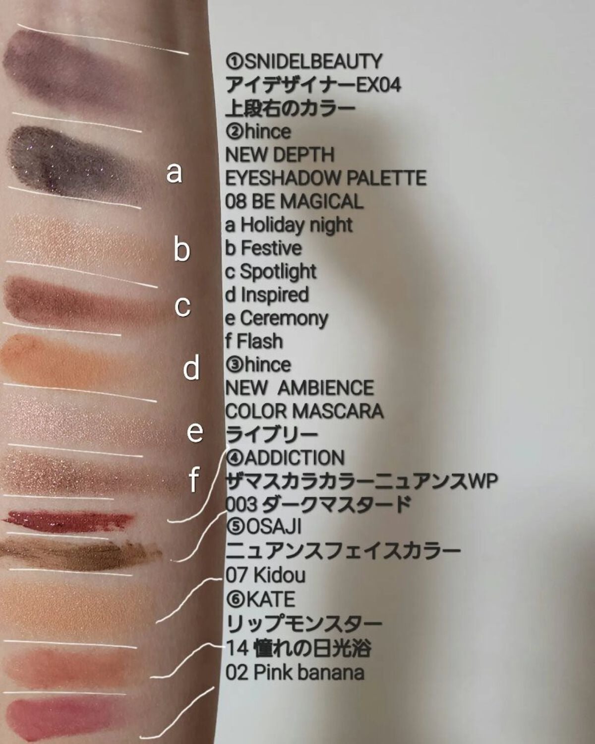 ニューデップスアイシャドウパレット/hince/アイシャドウパレットを使ったクチコミ(4枚目)