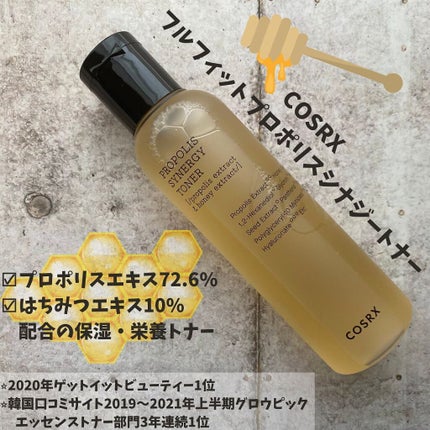 フルフィットプロポリスシナジートナー/COSRX/化粧水を使ったクチコミ(1枚目)