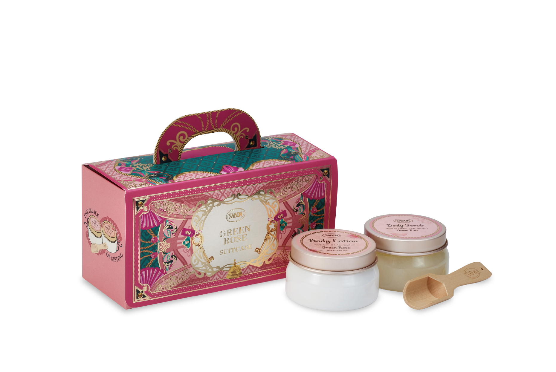 SABON スーツケースギフト グリーン・ローズ