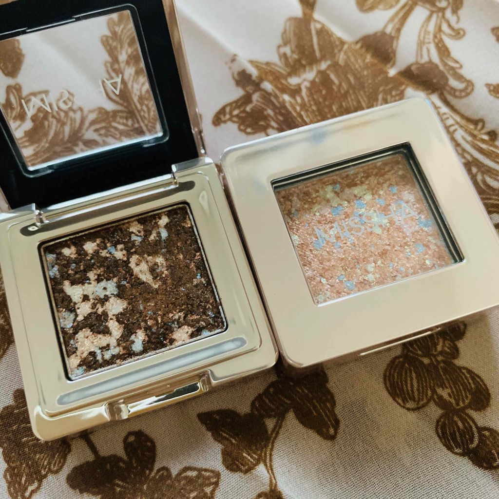 グリッタープリズム シャドウ/MISSHA/グリッターを使ったクチコミ(3枚目)