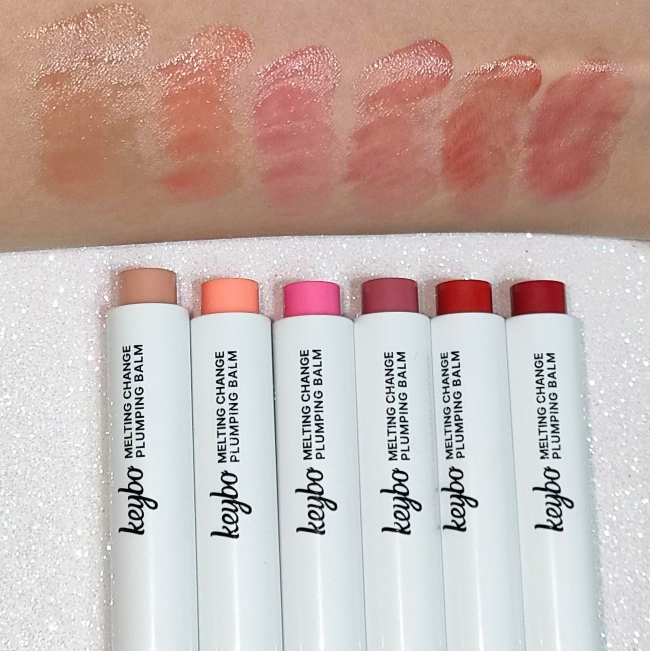 MELTING CHANGE PLUMPING BALM/keybo/口紅を使ったクチコミ(2枚目)
