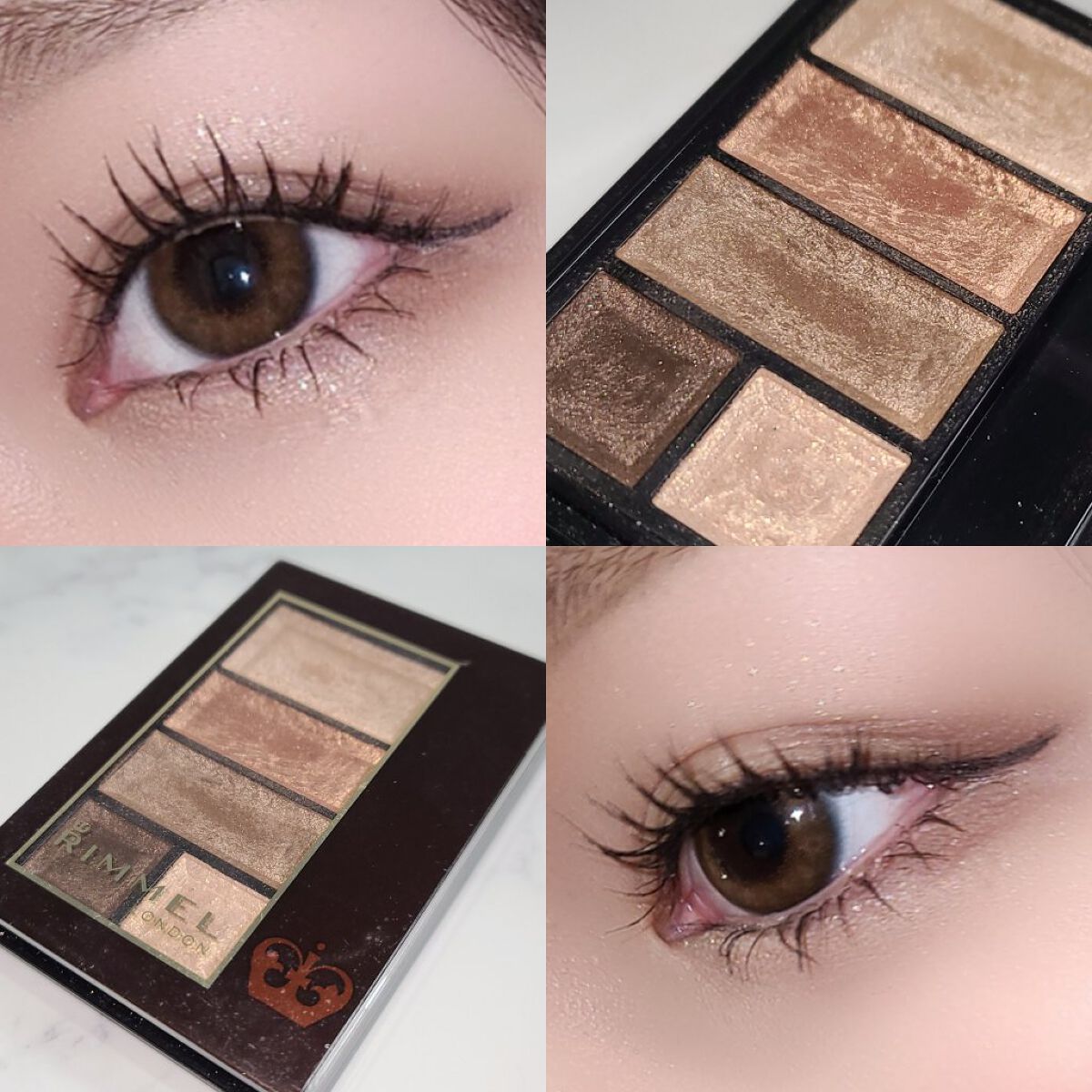 ショコラスウィート アイズ/リンメル ロンドン/アイシャドウパレットを使ったクチコミ（2枚目）