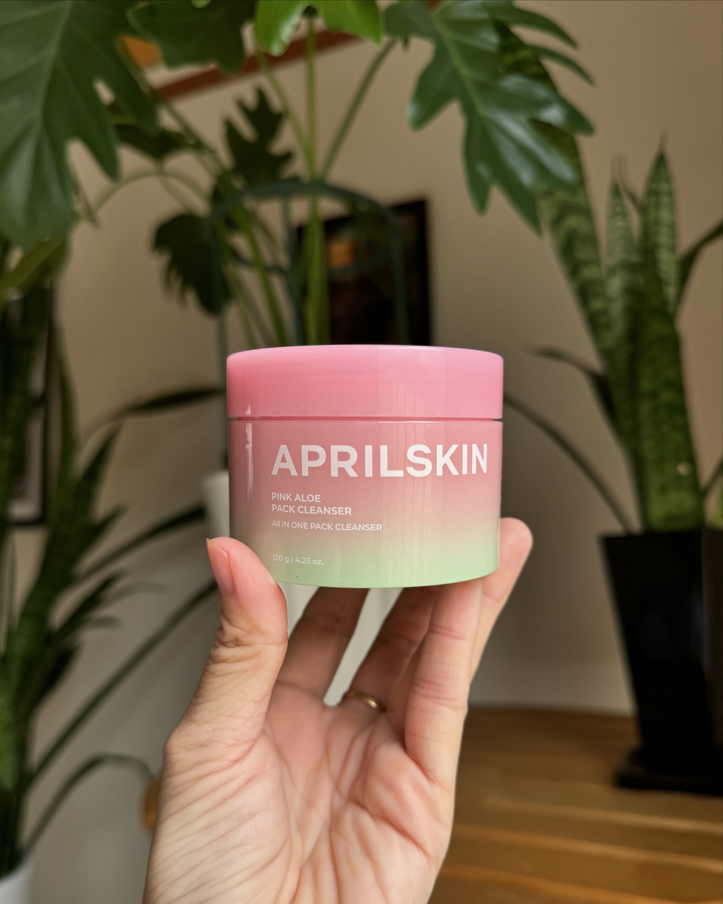 ピンクアロエメレンゲクレンザー/APRILSKIN/その他洗顔料を使ったクチコミ（1枚目）