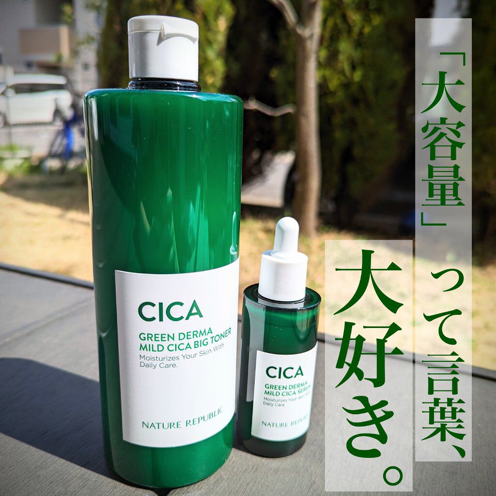 グリーン ダーマCICAビックトナー/ネイチャーリパブリック/化粧水を使ったクチコミ（1枚目）