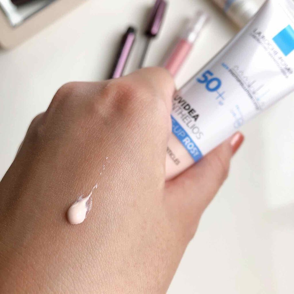 UVイデア XL プロテクショントーンアップ ローズ/ラ ロッシュ ポゼ/日焼け止めクリームを使ったクチコミ(2枚目)