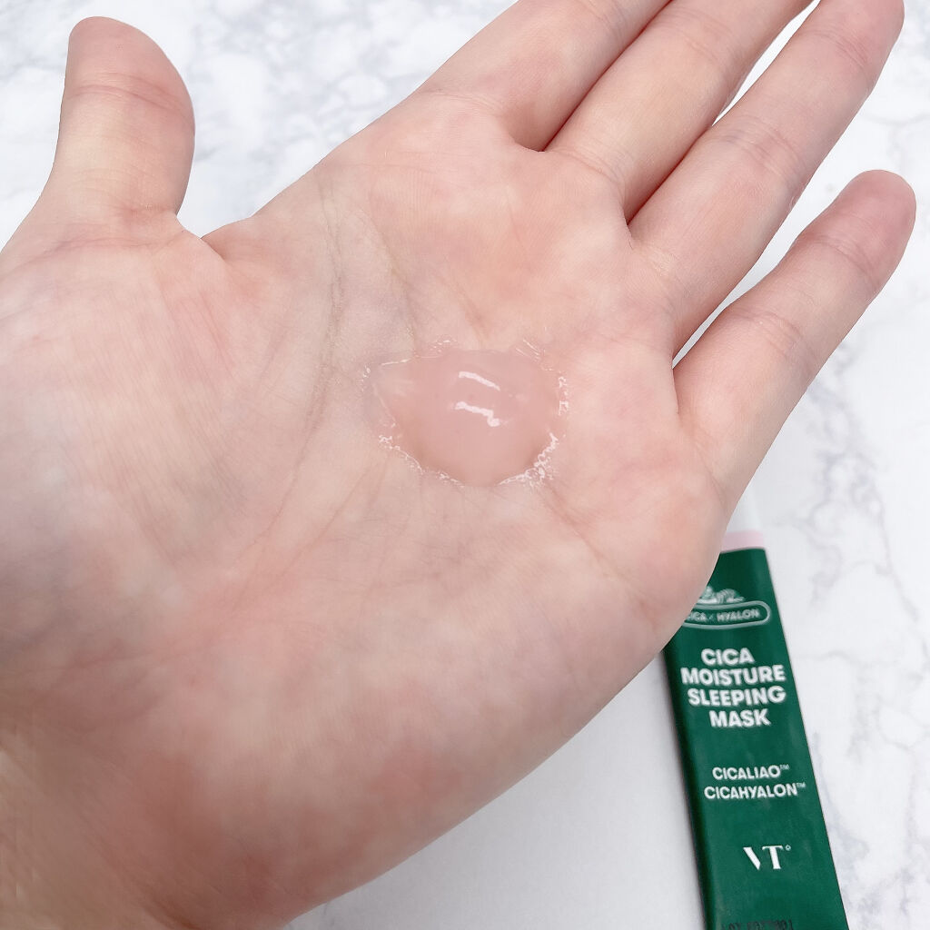 シカモイスチャースリーピングマスク/VT/フェイスクリームを使ったクチコミ（3枚目）