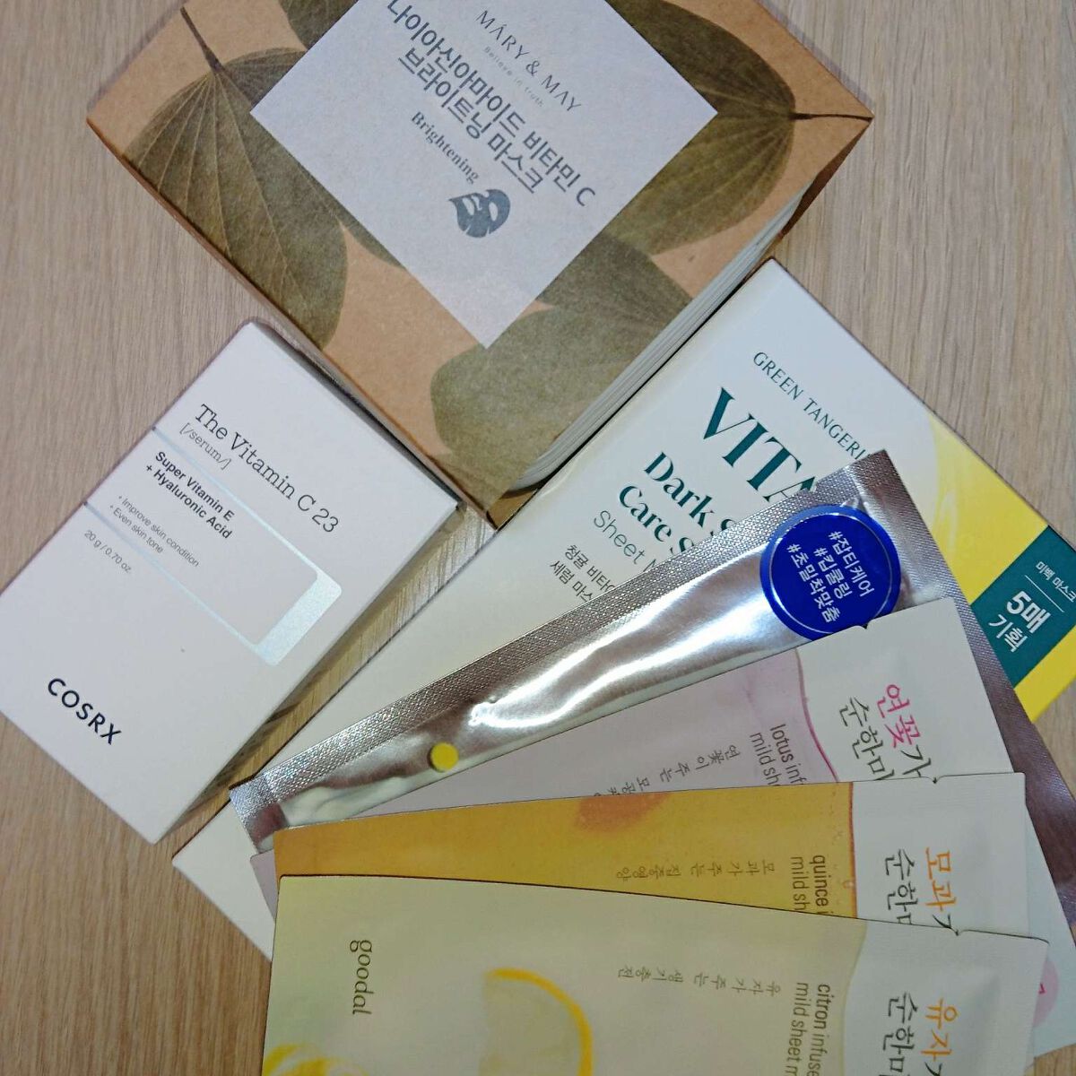 ナイアシンアミドビタミンC ブライトニングマスク/MARY&MAY/シートマスク・パックを使ったクチコミ（1枚目）