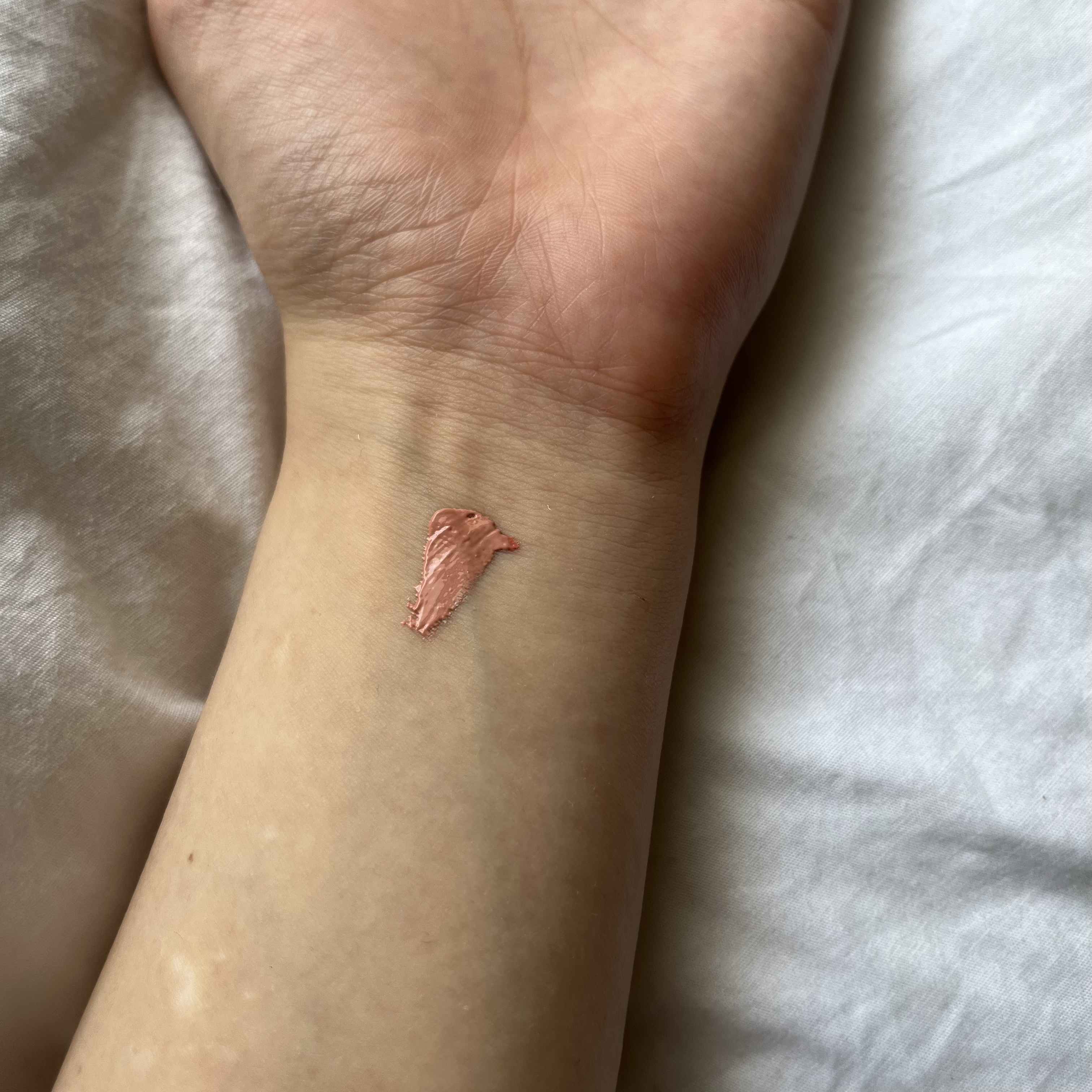 リキッドケアチーク 04 ポピーブリーズ(POPPY BREEZE)/nuse/リキッドチークを使ったクチコミ（2枚目）