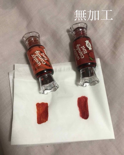 ウォーター キャンディー ティント/the SAEM/リップティントを使ったクチコミ(2枚目)