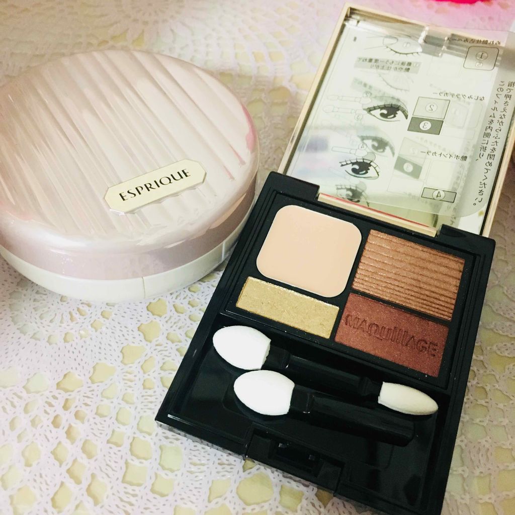 ドラマティックスタイリングアイズD/マキアージュ/アイシャドウパレットを使ったクチコミ(1枚目)